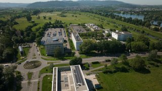 Der Campus von oben